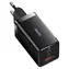 Baseus CCGP120201 GaN5 Pro Rýchlonabíjací adaptér čierna / 2x USB-C / USB / 65W