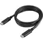 Lenovo Kábel USB-C(M) - USB-C(M) 1m čierna / 2x USB-C (M) / 100W @ 20V/5A / 10 Gbs