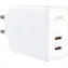 Acefast PD50W GaN nabíjačka biela / 2x USB-C / 50W