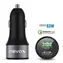 Nevox Kfz Nabíjačka do auta čierna / 1x USB-A / 1x USB-C / 63W
