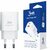 3mk Hyper Charger 20 W biela / cestovná nabíjačka / 1x USB-C - 1x USB
