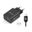 Aligator Chytrá sieťová nabíjačka 2.4A USB-C čierna / 2xUSB / SMART IC / USB-C kábel / dopredaj