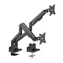 Brateck LDT62-C024 / Držiak monitora / dve ramená / nosnosť 2x 9 kg / VESA 75 &amp; 100