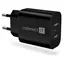 Connect IT CWC-2070 Voyager2 čierna / Nabíjací adaptér / USB-C / 25W