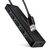 Axagon HUE-C1A, 4X USB 5Gbps TRAVEL húb, USB-C napájací konektor, kábel USB-A 19cm