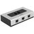 DeLock Manuálny switch RJ45 3 porty sivá