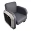 E-BLUE EEC346-11 Herná sofa šedá / syntetická koža / nosnosť až 200 kg