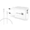 Connect IT DUPLEX biela / Nabíjací adaptér / 20W / Lightning + USB-C