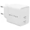 Hyper HyperJuice GaN USB-C nabíjačka 35W biela / 2x USB-C / PD