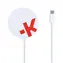 SKROSS bezdrôtový nabíjací adaptér Magsafe Wireless Charger / 10W / 1m