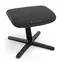 noblechairs Footrest 2 čierna / Podnožka / PU koža / nastaviteľná / maximálny sklon 45°