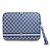 DKNY PU Leather Checkered Pattern and Stripe blue / púzdro pre notebook 13-14"