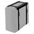 Neomounts CPU-D025BLACK čierna / Držiak na PC / pod stôl / horizont. aj vertik. Montáž / výška PC: 3-60 cm / šírka PC: 8-70