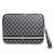 DKNY PU Leather Checkered Pattern and Stripe Obal na Notebook 15/16" čierna