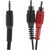 Sencor SAV 104-020 3.5mm jack - 2xRCA M 2 m
