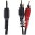 Sencor SAV 104-050 3.5mm jack - 2xRCA M 5 m