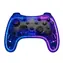 Marvo GHOST 40 transparentný / Bezdrôtový herný ovládač / pre PC / PS3/4 / Android & iOS / RGB