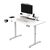 Ultradesk HIGHLANDER biela / Pracovný elektricky nastaviteľný stôl / 120 x 60 x 72-117 cm 