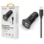 Aligator Nabíjačka do auta pre iPh 5/6/7/8 s 2xUSB výstupom 2/4A/Turbo charge/čierna