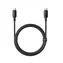 Baseus Silky (P10377704113-00) Rýchlonabíjací kábel USB-C/USB-C 100W 1m čierna
