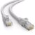 C-tech patchcord Cat6 UTP 50 m sivá