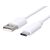 C-tech USB-C kábel 2 m biela / USB 2.0 A (M) - USB-C (M)