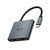 TP-LINK UH3020C USB-C HUB 3v1 sivá / HDMI 4K @ 60Hz / USB-C / USB-C PD 100W 