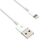 C-tech USB - Lightning kábel 2m biela / USB 2.0 A (M) - Lightning (M)