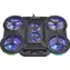 Rampage PROTE R6 sivá / chladiaca podložka / pre notebooky 10 - 17" / 6x ventilátor / stojanček na mobil / RGB