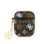 Guess PU 4G Peony Charm Puzdro pre AirPods 1/2 Brown