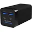 eSTUFF 65W 4- Port PD GaN Multi Charger čierna / Nabíjačka / 2x USB-C / 2x USB-A