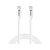 Sandberg SAVER USB-C Cable 1M 65W biela / nabíjací kábel USB-C na USB-C