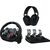 Logitech G29 Driving Force + slúchadlá Logitech G435 / závodný volant / pedále / PC / PS3 / PS4 / PS5 