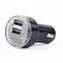 Gembird EG-U2C2A-CAR-02 čierna / nabíjačka do auta / 2x USB-A