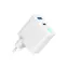 Gembird TA-UC-PDQC30L-W-01 biela / sieťová nabíjačka / 1x USB-A & 1x USB-C / 30W GaN 