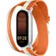 XIAOMI Dual-tone kožený opasok bielo-oranžová pre XIAOMI 140-180 mm