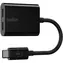 Belkin USB-C adaptér audio/napájanie čierna / 2x USB-C / 60W