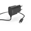 HAMA sieťová nabíjačka s káblom čierna / USB-C / 2,4 A / 1 m