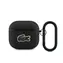 Lacoste Petit Pique Croc Logo Patch Puzdro pre AirPods 4 Black