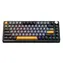 Machenike K600-B82W čierna / bezdrôtová herná klávesnica / mechanická / GR Silver Switch / Bluetooth / 2.4GHz / USB-C