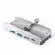 Orico MH4PC USB HUB s upínacím držiakom strieborná / 3x USB-A + 1x USB-C 