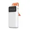 Dudao K6Pro 10000mAh biela / Powerbanka / USB-C kábel / Lighting