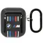 BMW Kryt pre AirPods 1/2 s viacfarebnými linkami čierna