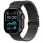 Apple Watch Ultra 2 (2024) GPS+Cellular 49mm Čierne titánové telo - Čierny titánový milánsky ťah (S) / 130-160 mm