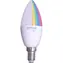 Retlux RSH 100 C37 E14 4.5W RGB CCT / Inteligentná žiarovka / RGB / 326 lm / 2700-6500K