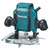 Makita RP0900J / Vrchná frézka / 900W / Výška zdvihu 0-35mm / 27.000 ot-min / Upínanie hriadeľa 6-8 mm
