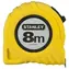 Stanley 0-30-457 / Meter zvinovací 8m / žltá oceľová páska 25mm / tr. pr. II / plastový obal