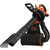 Black&Decker BEBLV301-QS / Dúchadlo|Ofukovač 3v1 / 3000W / Rýchlosť fúkania 404 km-h / Objem nádrže 72 L
