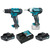 Makita CLX224X / Sada Aku náradia: Skrutkovač DF333 + rázový uťahovač TD110 + DC10WD + 2x Aku 12|1.5Ah