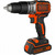 Black&Decker BL188K / Aku príklepová vŕtačka / 18V / až 1650 ot-min / 28050 príklepov-min / 52 Nm / 1x 1.5 Ah aku